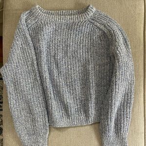 Blue and white fisherman sweater